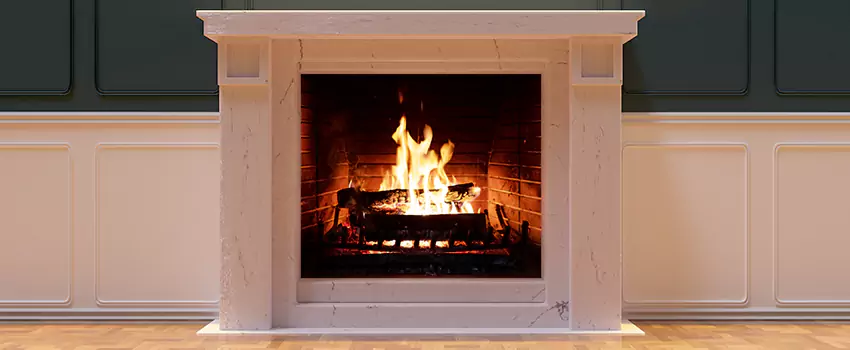 Decorative Electric Fireplace Installation in Fort Pierce, Florida