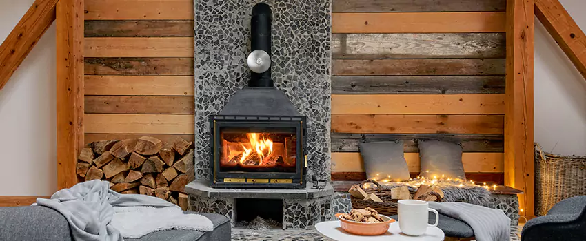 Thelin Hearth Products Direct Vent Gas Stove Fireplace Inspection in Fort Pierce, Florida